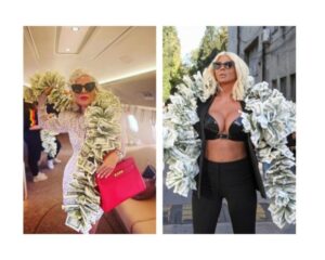 Gaga se ogrnula novčanicama kao Karleuša prije tri godine